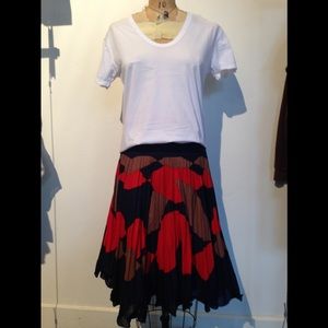 Milly pleated skirt